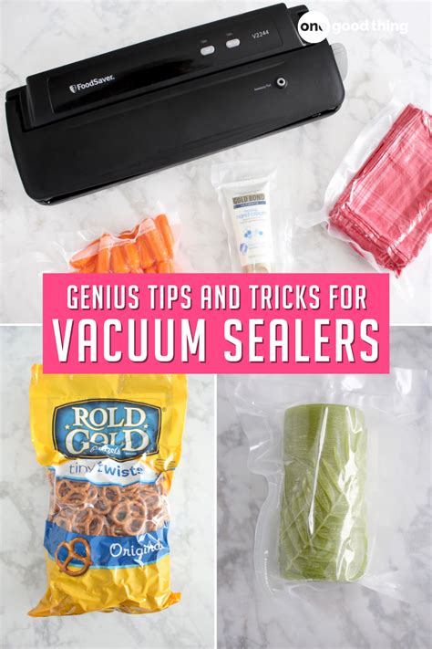 vacuum sealer tips and tricks